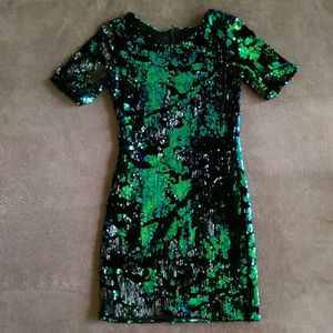 Topshop sequined dress
